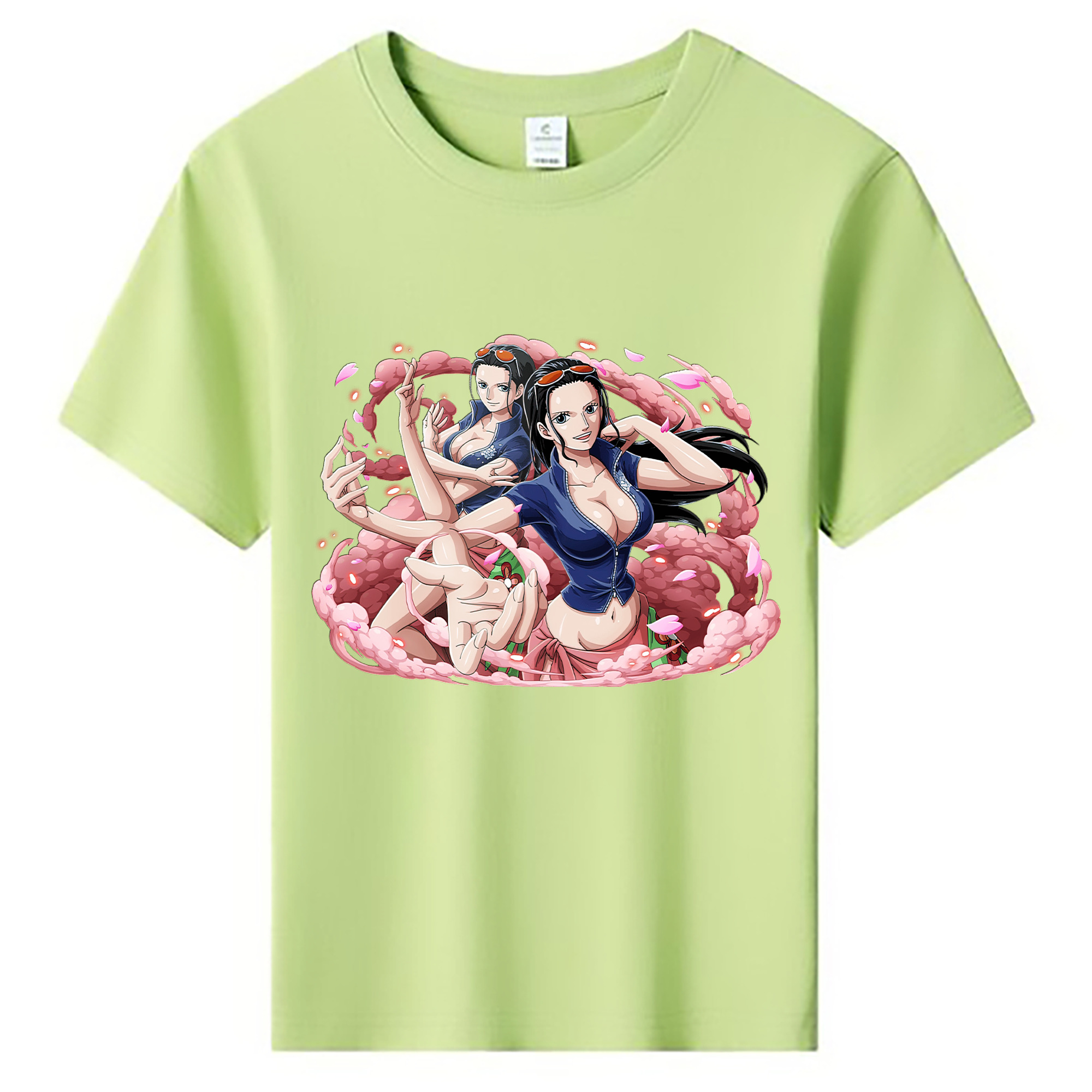 ワンピース ニコ・ロビン ONE PIECE Nico Robin 綿100％キッズTシャツ（フロントプリント）